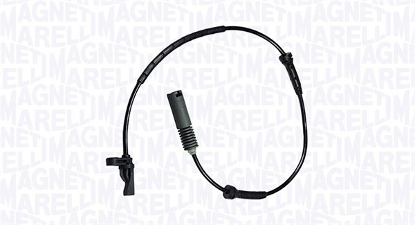 ABS-givare, Sensor, hjulvarvtal, Fram, höger eller vänster MAGNETI MARELLI