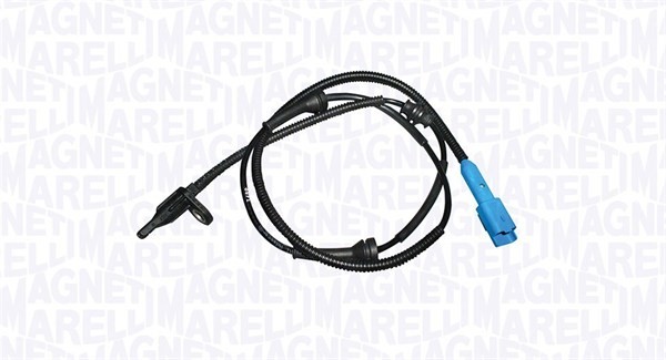 ABS-givare, Sensor, hjulvarvtal, Fram, höger eller vänster MAGNETI MARELLI