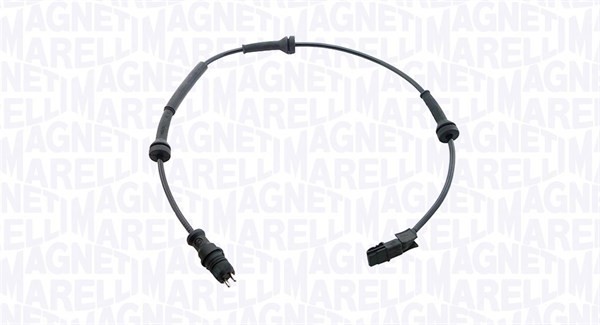 ABS-givare, Sensor, hjulvarvtal, Fram, höger eller vänster Magnet MAGNETI MARELLI