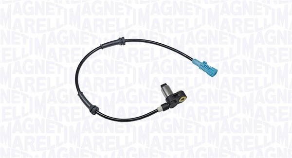 ABS-givare, Sensor, hjulvarvtal, Fram, höger eller vänster Magnet MAGNETI MARELLI