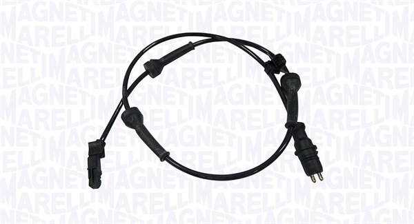 ABS-givare, Sensor, hjulvarvtal, Fram, höger eller vänster Magnet MAGNETI MARELLI