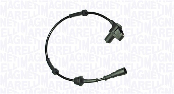 ABS-givare, Sensor, hjulvarvtal, Fram, höger eller vänster Magnet MAGNETI MARELLI