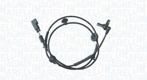 ABS-givare, Sensor, hjulvarvtal, Fram, höger eller vänster MAGNETI MARELLI