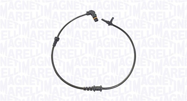 ABS-givare, Sensor, hjulvarvtal, Fram, höger eller vänster Magnet MAGNETI MARELLI