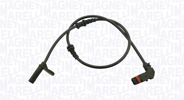ABS-givare, Sensor, hjulvarvtal, Fram, höger eller vänster MAGNETI MARELLI