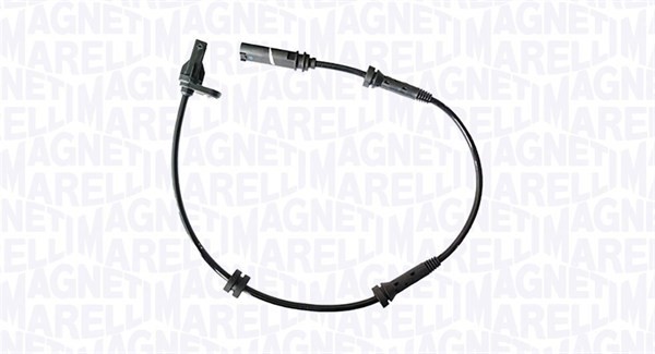 ABS-givare, Sensor, hjulvarvtal, Fram, höger eller vänster Magnet MAGNETI MARELLI