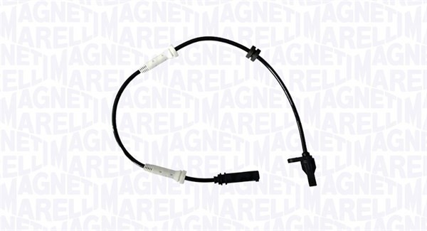 ABS-givare, Sensor, hjulvarvtal, Fram, höger eller vänster Magnet MAGNETI MARELLI