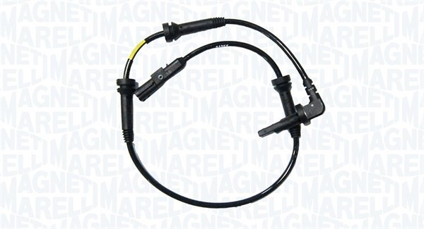 ABS-givare, Sensor, hjulvarvtal, Fram, höger eller vänster Magnet MAGNETI MARELLI