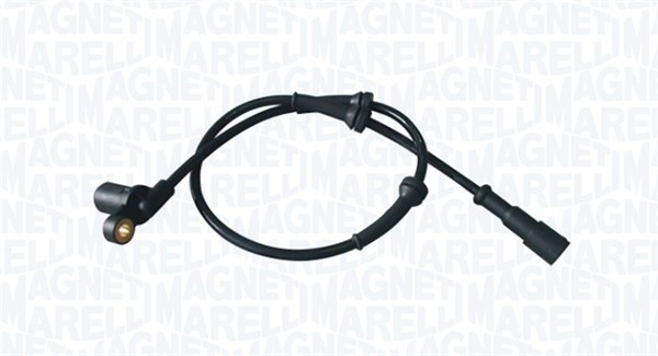 ABS-givare, Sensor, hjulvarvtal, Fram, höger eller vänster Magnet MAGNETI MARELLI