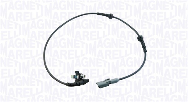 ABS-givare, Sensor, hjulvarvtal, Bakaxel, båda sidor MAGNETI MARELLI