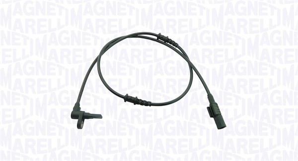 ABS-givare, Sensor, hjulvarvtal, Fram, höger eller vänster Magnet MAGNETI MARELLI