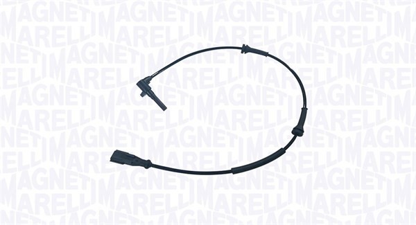 ABS-givare, Sensor, hjulvarvtal, Fram, höger eller vänster Magnet MAGNETI MARELLI