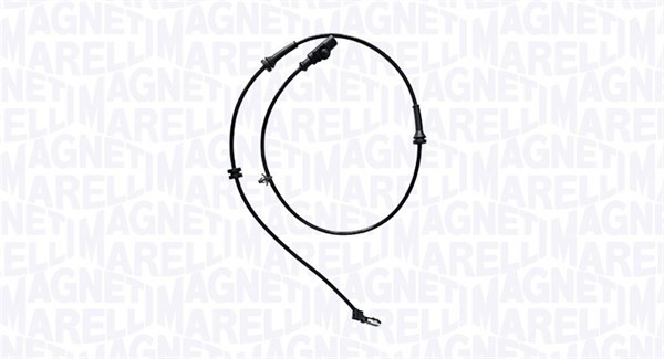 ABS-givare, Sensor, hjulvarvtal, Fram, höger eller vänster Magnet MAGNETI MARELLI