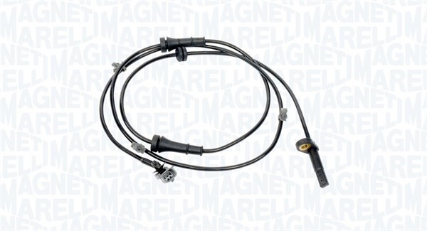 ABS-givare, Sensor, hjulvarvtal, Fram, höger eller vänster Magnet MAGNETI MARELLI
