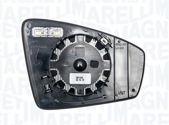 Spegelglas, yttre spegel, Vänster Magneti marelli 182209018300 MAGNETI MARELLI