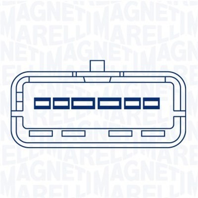 Elektrisk motor, fönsterhiss, Vänster fram Magneti marelli 350103 MAGNETI MARELLI