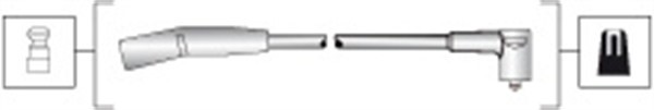 Tändkabelsats Magneti marelli 941318111280 MAGNETI MARELLI