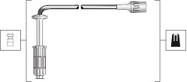 Tändkabelsats Magneti marelli 941318111284 MAGNETI MARELLI