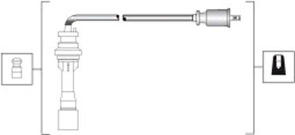 Tändkabelsats Magneti marelli 941318111290 MAGNETI MARELLI
