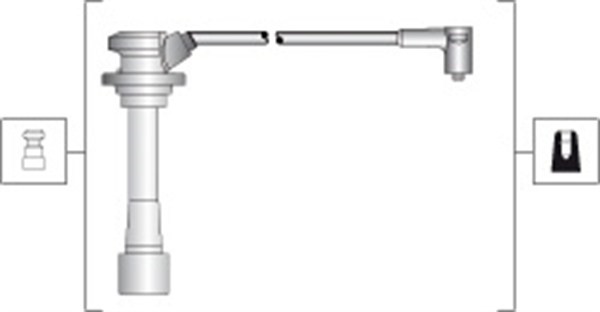 Tändkabelsats Magneti marelli 941318111296 MAGNETI MARELLI