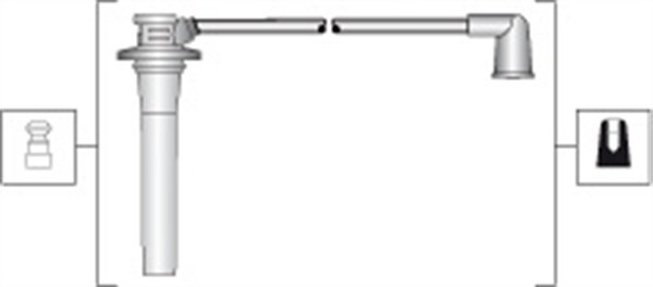 Tändkabelsats Magneti marelli 941318111302 MAGNETI MARELLI