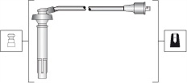 Tändkabelsats Magneti marelli 941318111310 MAGNETI MARELLI