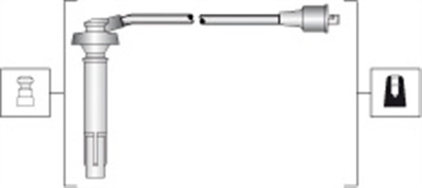 Tändkabelsats Magneti marelli 941318111311 MAGNETI MARELLI