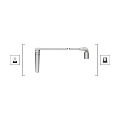 Tändkabelsats Magneti marelli 941319170006 MAGNETI MARELLI