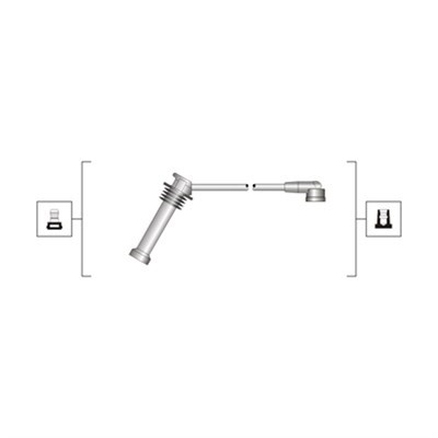 Tändkabelsats Magneti marelli 941319170007 MAGNETI MARELLI