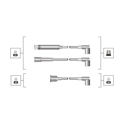 Tändkabelsats Magneti marelli 941319170009 MAGNETI MARELLI