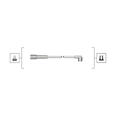 Tändkabelsats Magneti marelli 941319170012 MAGNETI MARELLI
