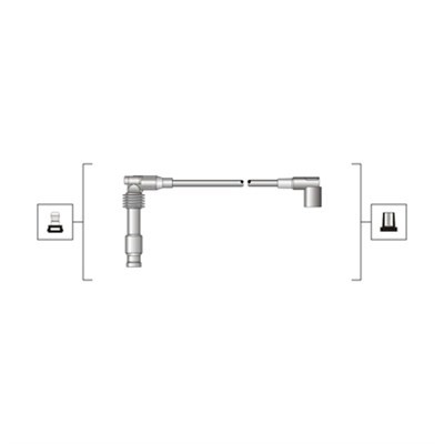 Tändkabelsats Magneti marelli 941319170014 MAGNETI MARELLI