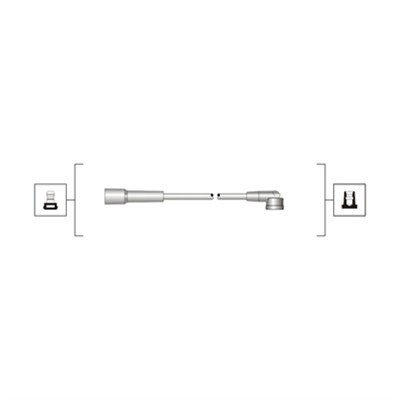 Tändkabelsats Magneti marelli 941319170016 MAGNETI MARELLI