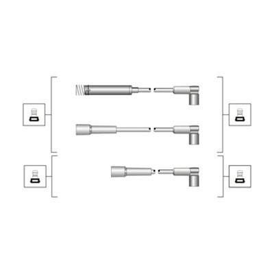 Tändkabelsats Magneti marelli 941319170020 MAGNETI MARELLI