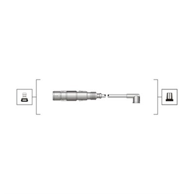 Tändkabelsats Magneti marelli 941319170025 MAGNETI MARELLI