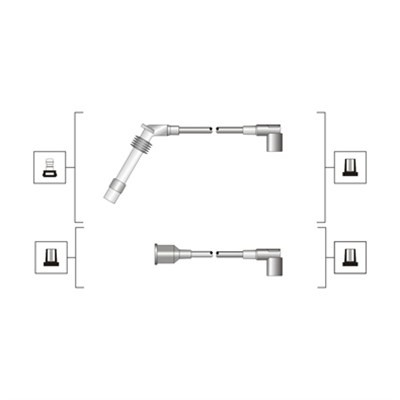 Tändkabelsats Magneti marelli 941319170027 MAGNETI MARELLI