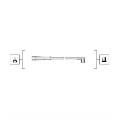 Tändkabelsats Magneti marelli 941319170029 MAGNETI MARELLI