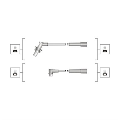 Tändkabelsats Magneti marelli 941319170030 MAGNETI MARELLI
