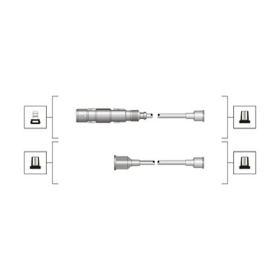 Tändkabelsats Magneti marelli 941319170036 MAGNETI MARELLI