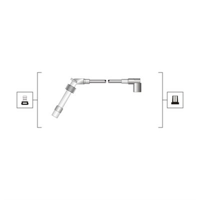 Tändkabelsats Magneti marelli 941319170043 MAGNETI MARELLI