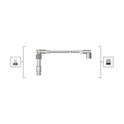 Tändkabelsats Magneti marelli 941319170046 MAGNETI MARELLI
