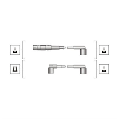 Tändkabelsats Magneti marelli 941319170048 MAGNETI MARELLI