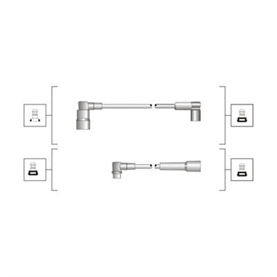 Tändkabelsats Magneti marelli 941319170056 MAGNETI MARELLI