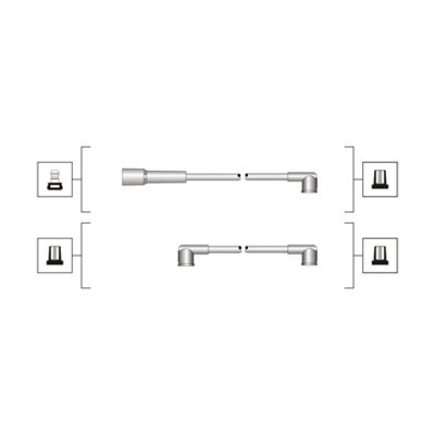 Tändkabelsats Magneti marelli 941319170060 MAGNETI MARELLI