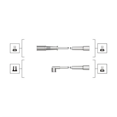 Tändkabelsats Magneti marelli 941319170066 MAGNETI MARELLI