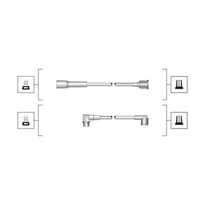 Tändkabelsats Magneti marelli 941319170067 MAGNETI MARELLI Tändkabelsats Magneti marelli 941319170067 MAGNETI MARELLI