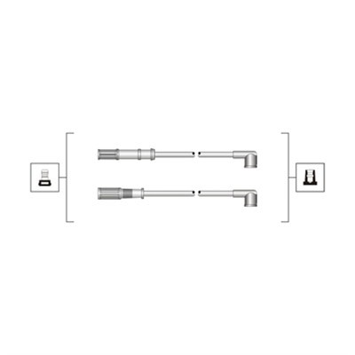 Tändkabelsats Magneti marelli 941319170068 MAGNETI MARELLI