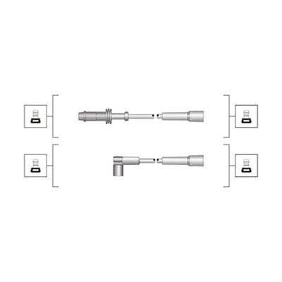 Tändkabelsats Magneti marelli 941319170069 MAGNETI MARELLI