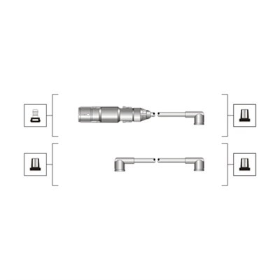 Tändkabelsats Magneti marelli 941319170071 MAGNETI MARELLI