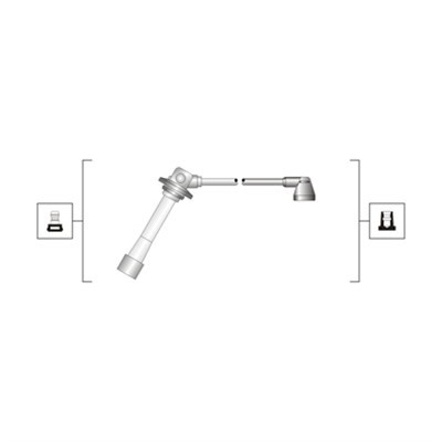 Tändkabelsats Magneti marelli 941319170073 MAGNETI MARELLI